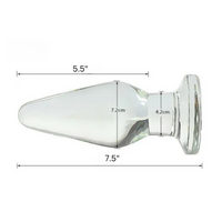 Thumbnail for Elegant Solid Glass Anal Plug Decorative Secret Sculpture Doubles as Sensory Pleasure Toy