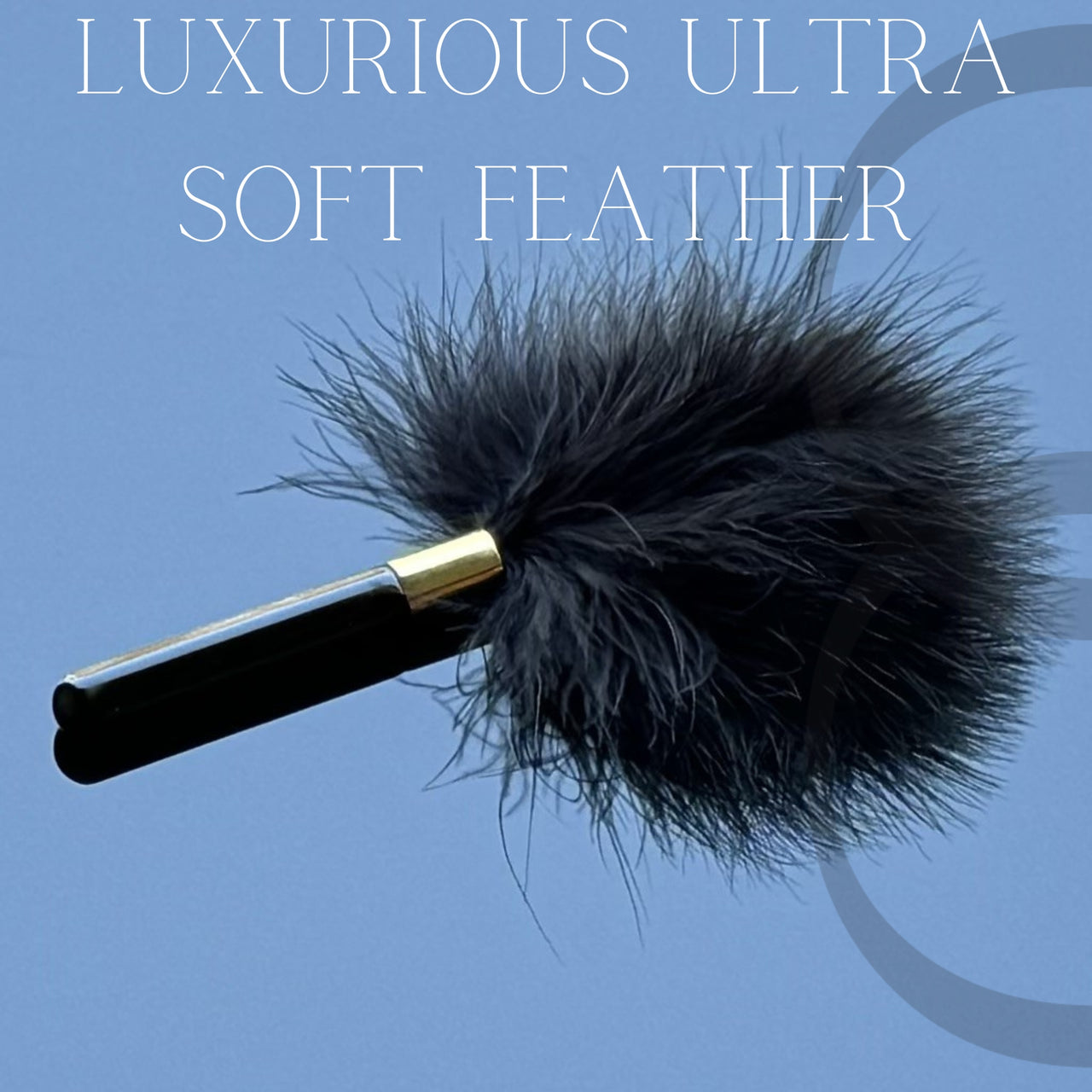 Feather tickler for adult bedroom sensory play