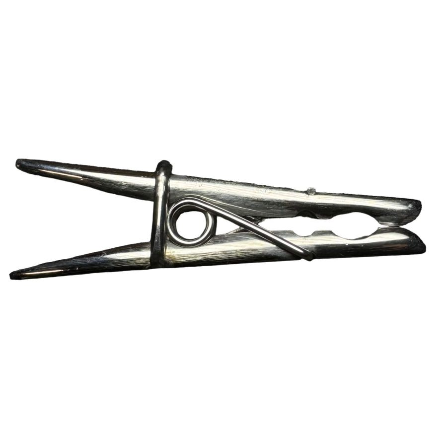 Luxury Stainless Steel Clothespin Style Heavy Nipple Clamps Set for Serious Sensory Play - Silver, Gold, Dark Rose Gold, Black