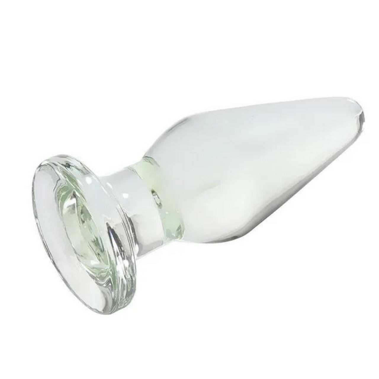 Elegant Solid Glass Anal Plug Decorative Secret Sculpture Doubles as Sensory Pleasure Toy