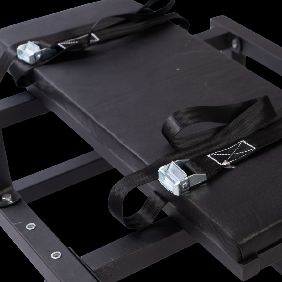 Roomsacred Full Access Bondage Restraint Table Adjustable BDSM Gyno Chair with Ankle & Wrist Cuffs Adult Playroom Dungeon Sex Room Furniture