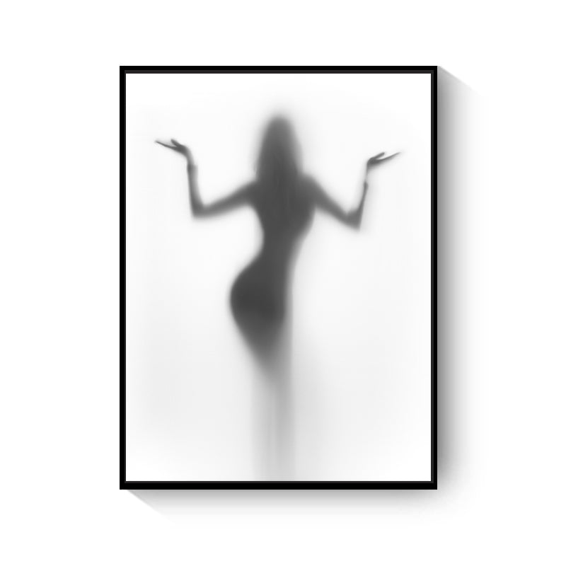 Sexy Cosmopolitan Black And White Sex room Art Canvas