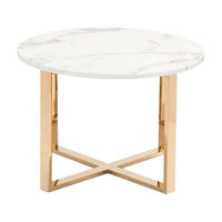 Thumbnail for Gold French End Table