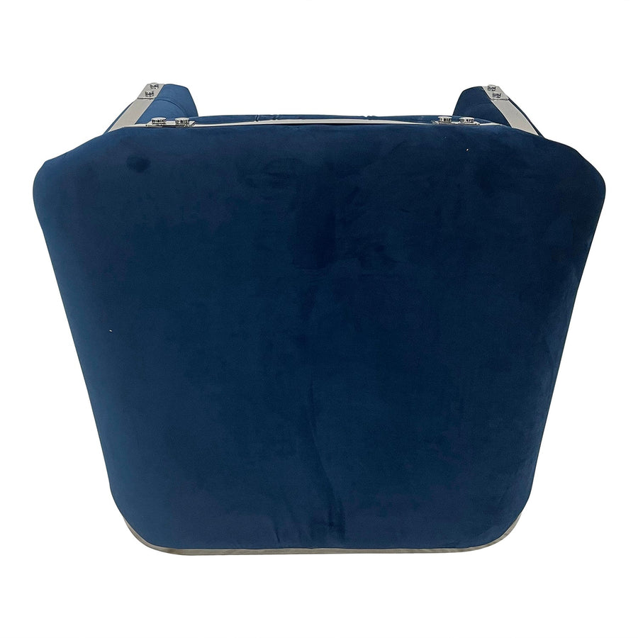 Luxe Collection Navy and Silver Chair