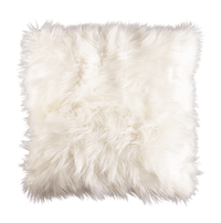 Thumbnail for Luxury Faux Fur Decorative Pillow in White