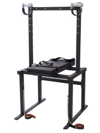 Thumbnail for Roomsacred Full Access Bondage Restraint Table Adjustable BDSM Gyno Chair with Ankle & Wrist Cuffs Adult Playroom Dungeon Sex Room Furniture
