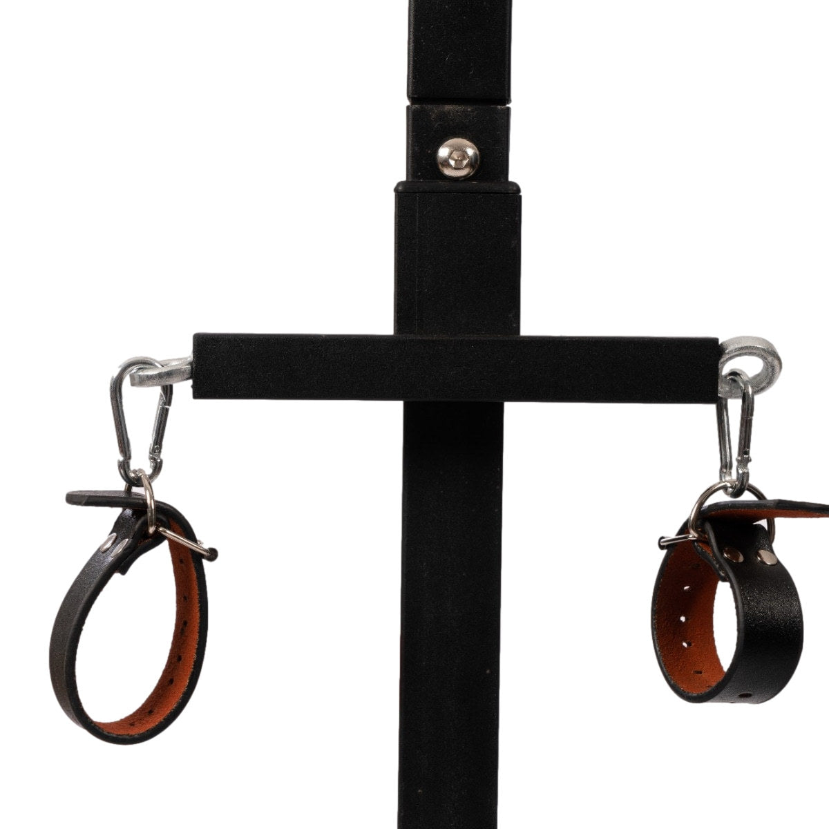 Roomsacred Black Series Forced Pleasure Pillory with Fully Adjustable Suction Cup Base with Separate Viberator Holder