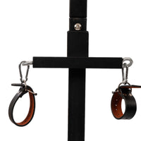 Thumbnail for Roomsacred Black Series Forced Pleasure Pillory with Fully Adjustable Suction Cup Base with Separate Viberator Holder