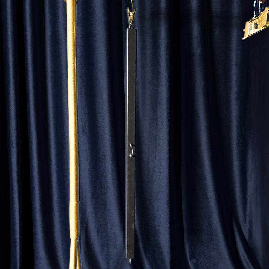 30-Inch Black Stainless Steel Obedience Spreader Bar for Ritualized Submission and Commanded Pleasure