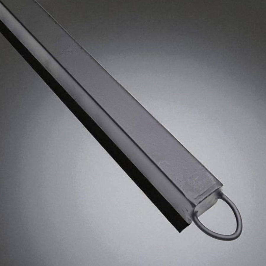 30-Inch Black Stainless Steel Obedience Spreader Bar for Ritualized Submission and Commanded Pleasure