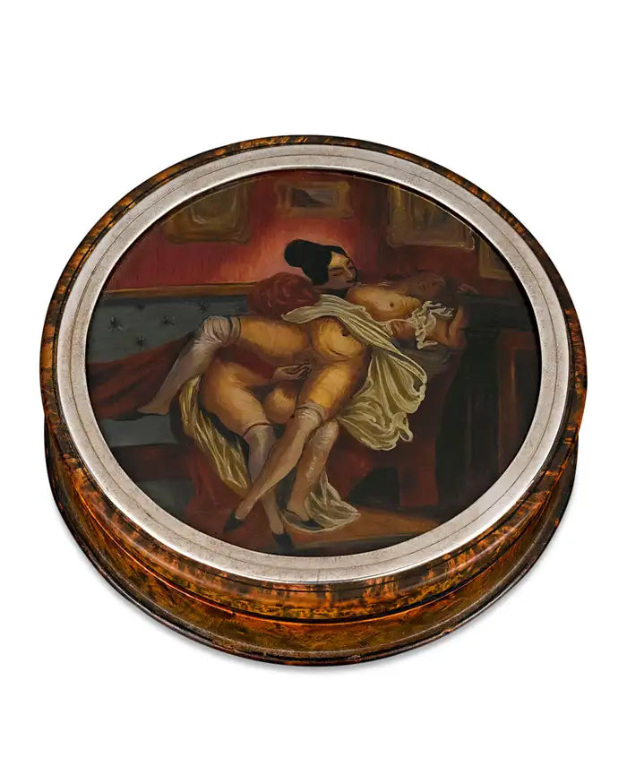 Erotic Sapphic Snuff Box c.1840