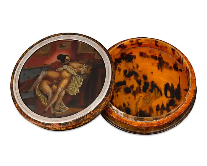 Erotic Sapphic Snuff Box c.1840