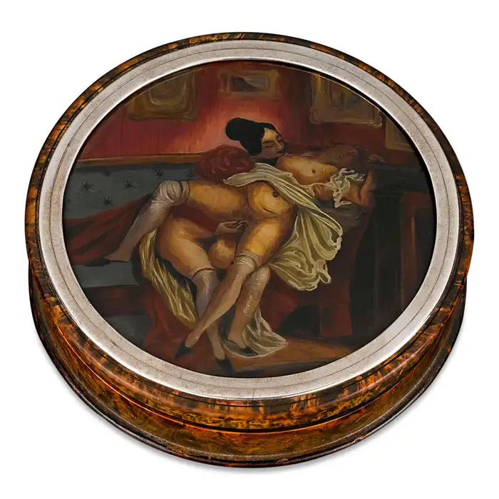 Erotic Sapphic Snuff Box c.1840