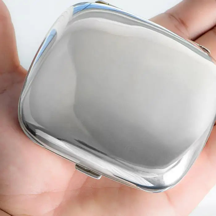 Sterling Silver Antique Erotic Cigarette Case