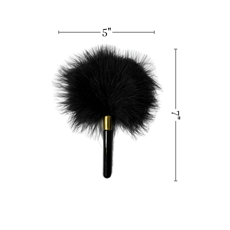 Seductive Marabou Feather Tickler Sensual Stimulation & Elegant Handheld Design for Intimate Play