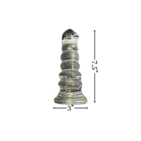 Thumbnail for Elegant Solid Glass Phallic Decorative Sculpture a 1.3 Pound Versatile Art Piece with Erotic Appeal