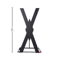 Thumbnail for Roomsacred St. Andrews Cross Padded Free Standing Ankle and Wrist Restraints Device Adult Furniture Sex Room Decor