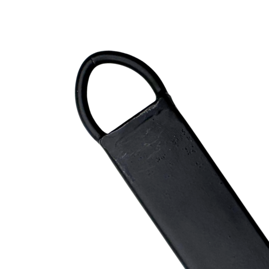 30-Inch Black Stainless Steel Obedience Spreader Bar for Ritualized Submission and Commanded Pleasure