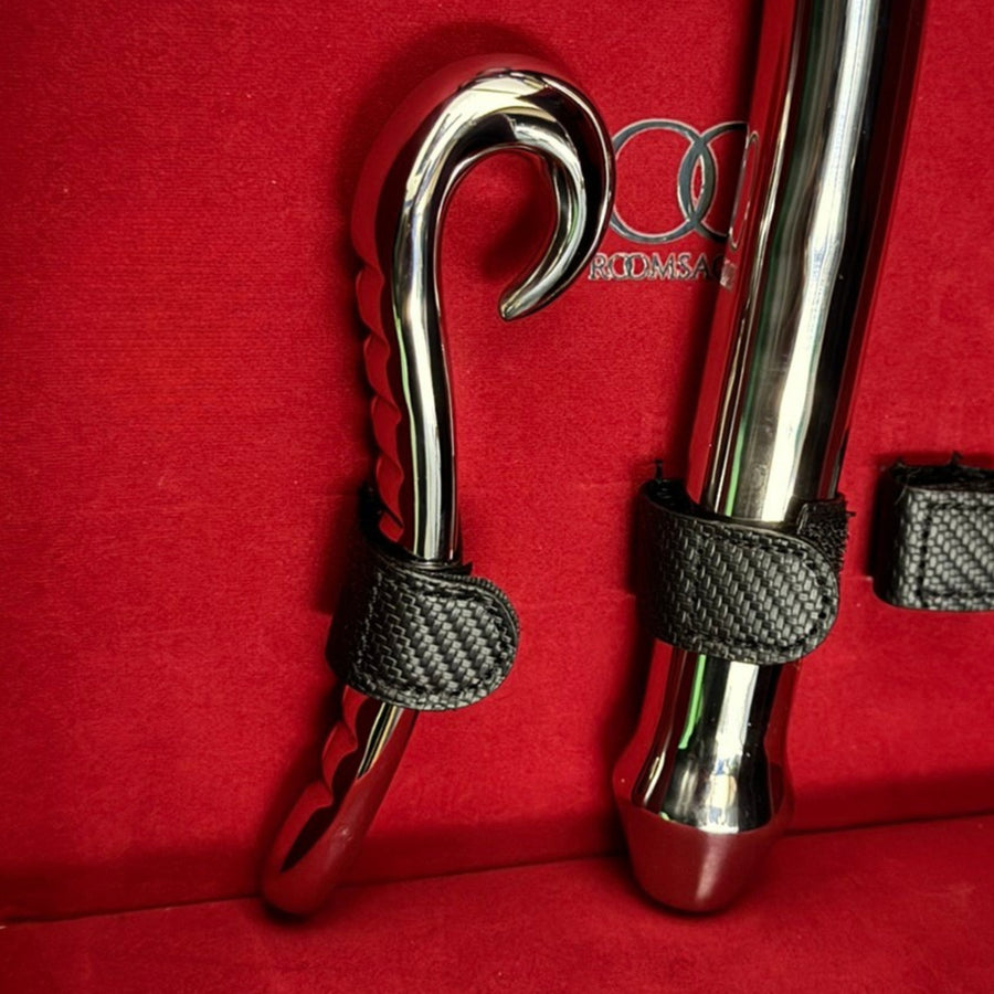 The Tongue Stainless Steel Rippled Dildo for Textural Precision and Temperature Play