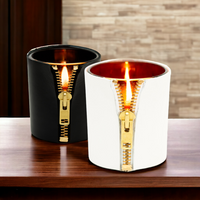 Thumbnail for The Provocateur Designer Luxury Zipper Candle Scented Black Currant Nights