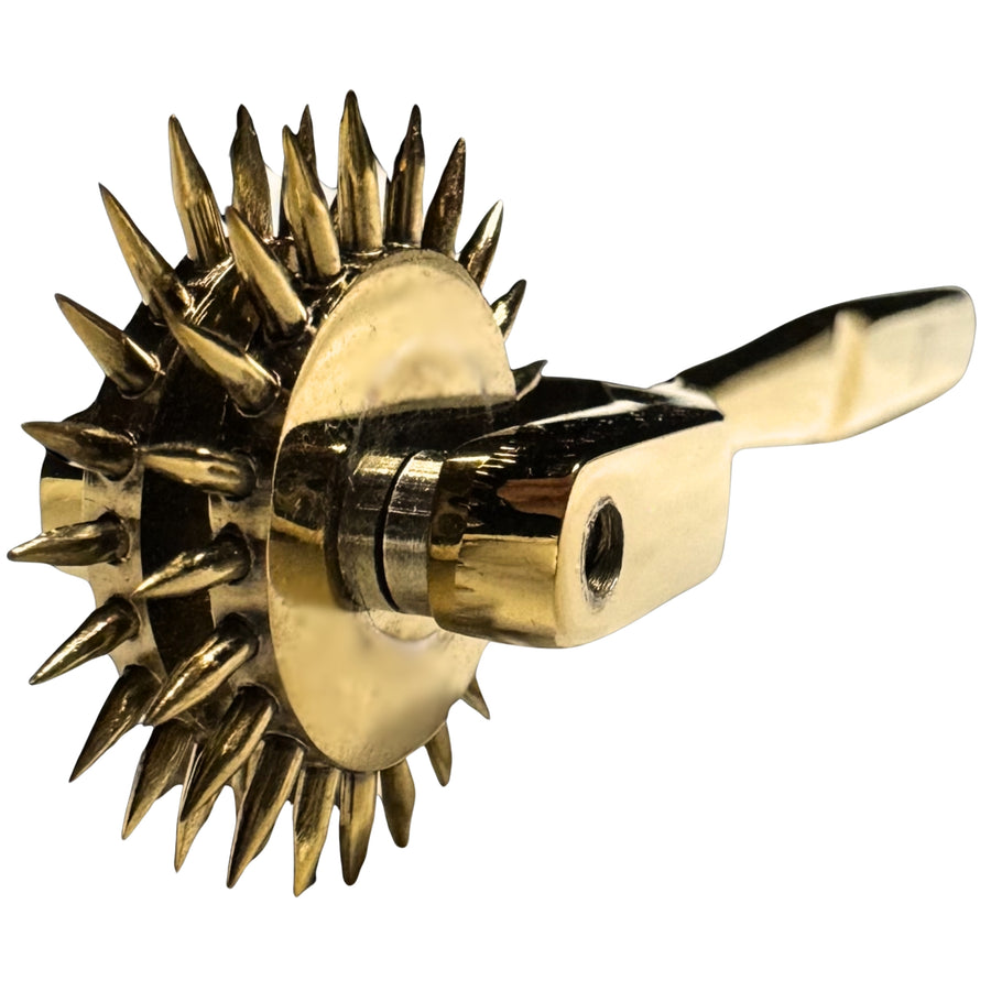 Luxury Gold | Black Wartenberg Wheel Multi-Wheel Options Sensory Play & Massage Tool