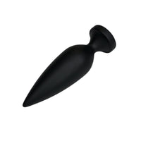 Thumbnail for Matte Black Aluminum Alloy Anal Plug Sleek, Sculpted Beginner Plug with Crystal Base and Velvet-Touch Finish