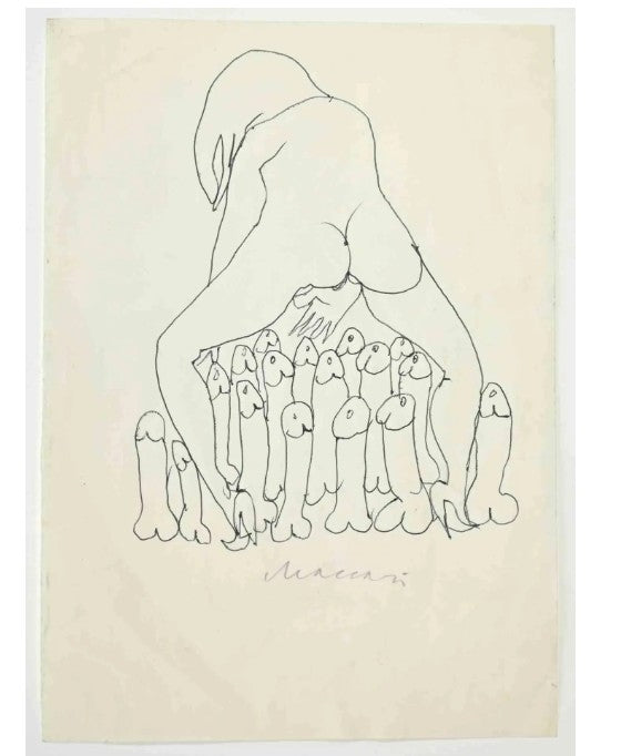 Drawing by Mino Maccari