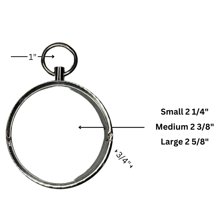 Roomsacred Love Collection Polished Solid Stainless Steel Wrist Cuffs Luxurious Adult Bondage Restraint Play