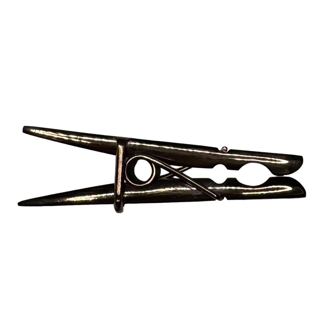 Luxury Stainless Steel Clothespin Style Heavy Nipple Clamps Set for Serious Sensory Play - Silver, Gold, Dark Rose Gold, Black