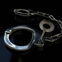 Thumbnail for The Authority Cuffs Stainless Steel Restraints with Locking Key and 10-Inch Chain for Dominance Rituals