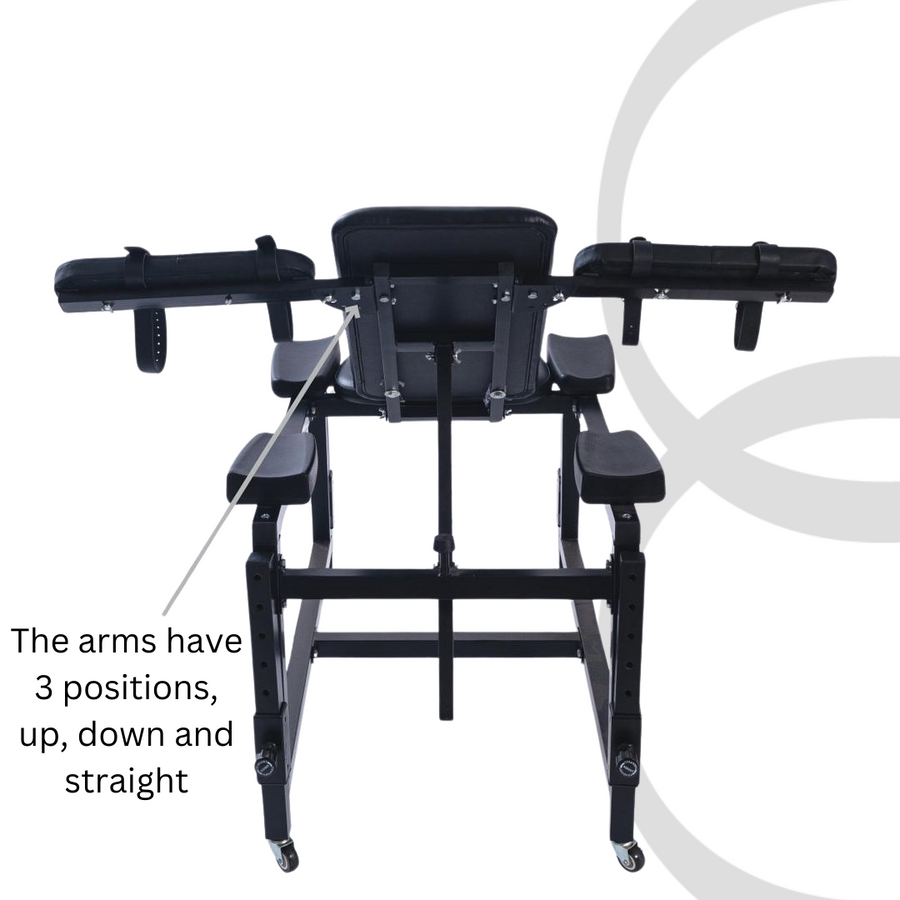 Roomsacred Gyno Chair Spanking Table Combo Fully Adjustable BDSM Sex Room Furniture