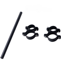 Thumbnail for Roomsacred Black Heavy Duty Wrist and Ankle Shackle Bar Spreader Bar Adult Play Restraints