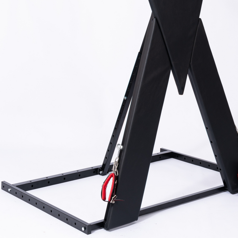 Roomsacred St. Andrews Cross Padded Free Standing Ankle and Wrist Restraints Device Adult Furniture Sex Room Decor