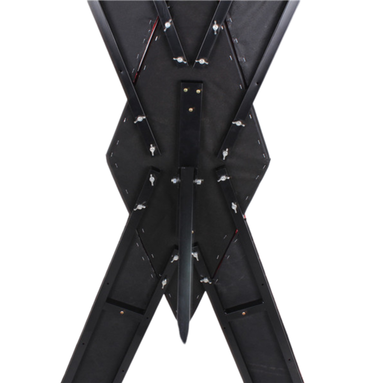 Roomsacred St. Andrews Cross Padded Free Standing Ankle and Wrist Restraints Device Adult Furniture Sex Room Decor