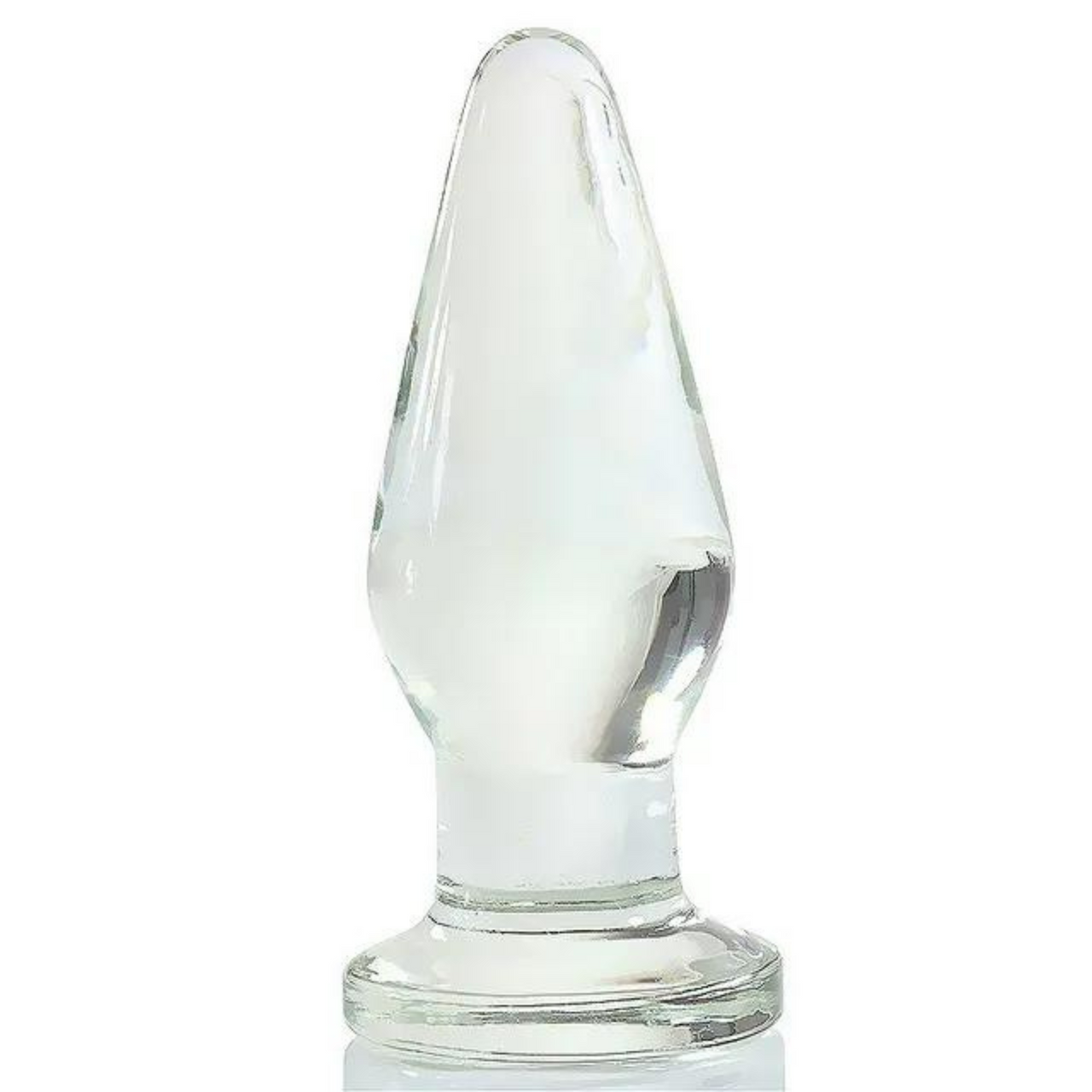 Elegant Solid Glass Anal Plug Decorative Secret Sculpture Doubles as Sensory Pleasure Toy