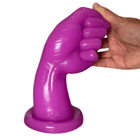 Thumbnail for Life-Size Flexible Silicone Fist Sculpture with Suction Cup Base Realistic Erotic Décor Masterpiece