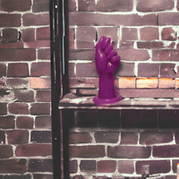 Thumbnail for Life-Size Flexible Silicone Fist Sculpture with Suction Cup Base Realistic Erotic Décor Masterpiece