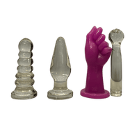 Thumbnail for Elegant Solid Glass Anal Plug Decorative Secret Sculpture Doubles as Sensory Pleasure Toy