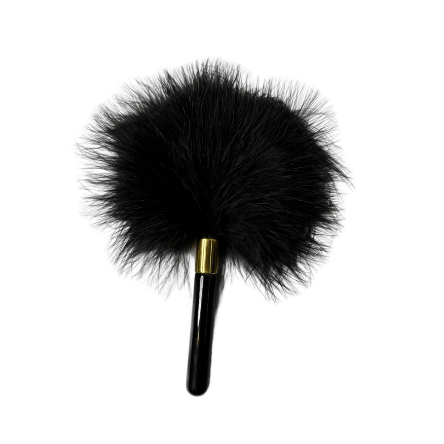 Seductive Marabou Feather Tickler Sensual Stimulation & Elegant Handheld Design for Intimate Play