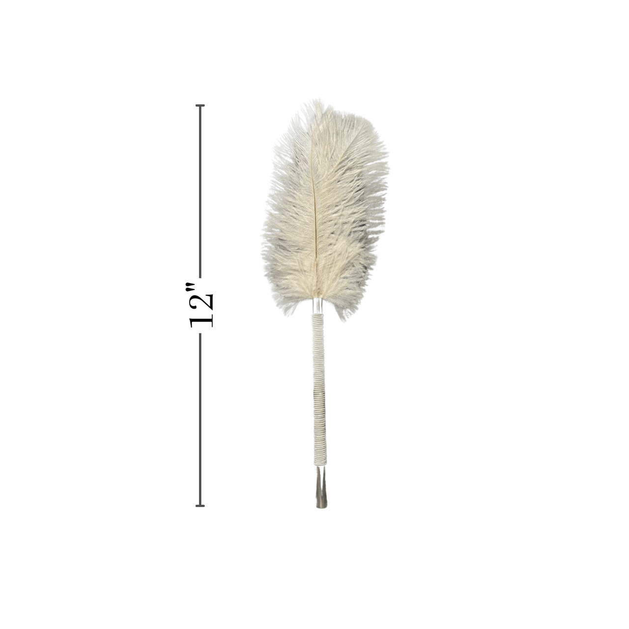 Luxurious Teasing Feather Tickler - Sensory Play Accessory with Soft Plumes & Elegant Handle
