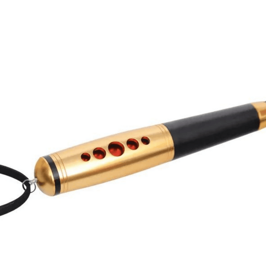 Decorative Flogger with Ornate Handle & Supple Leather Tassels Sensory Play Accessory