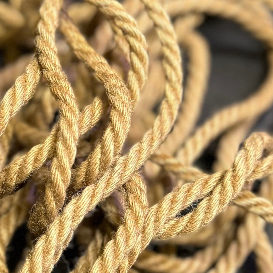 Premium Preconditioned Shibari Grade Jute Bondage Rope Expertly Conditioned for Artistic Bondage Restraint and Erotic Decor