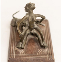 Thumbnail for 1970s Vintage African Erotic Bronze Sculpture Sensual Artistic Decor