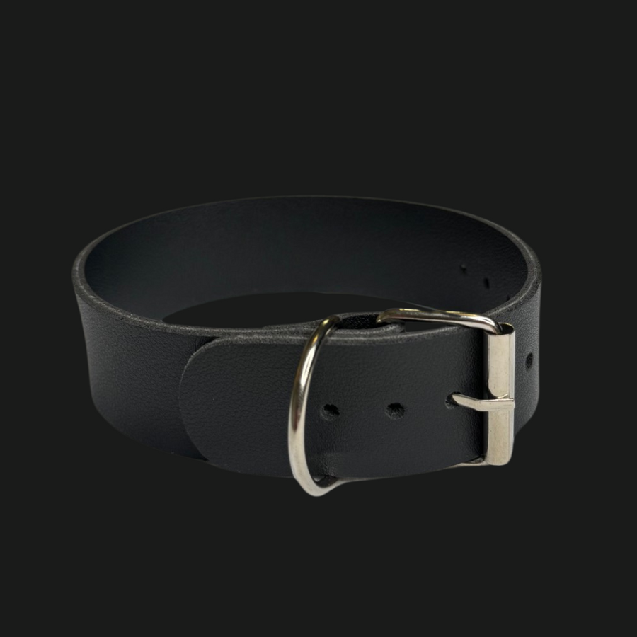 Black Wooden Humbler with Secure and Adjustable PU Leather Ankle Cuffs Control for BDSM Bondage Play