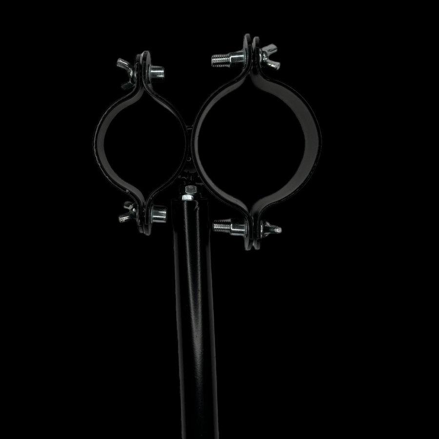 Roomsacred Black Heavy Duty Wrist and Ankle Shackle Bar Spreader Bar Adult Play Restraints