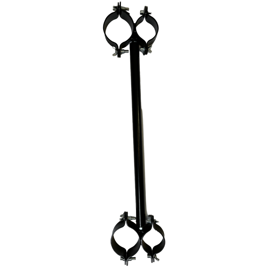 Roomsacred Black Heavy Duty Wrist and Ankle Shackle Bar Spreader Bar Adult Play Restraints