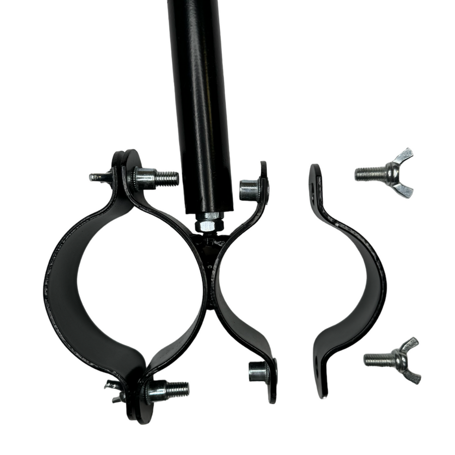 Roomsacred Black Heavy Duty Wrist and Ankle Shackle Bar Spreader Bar Adult Play Restraints