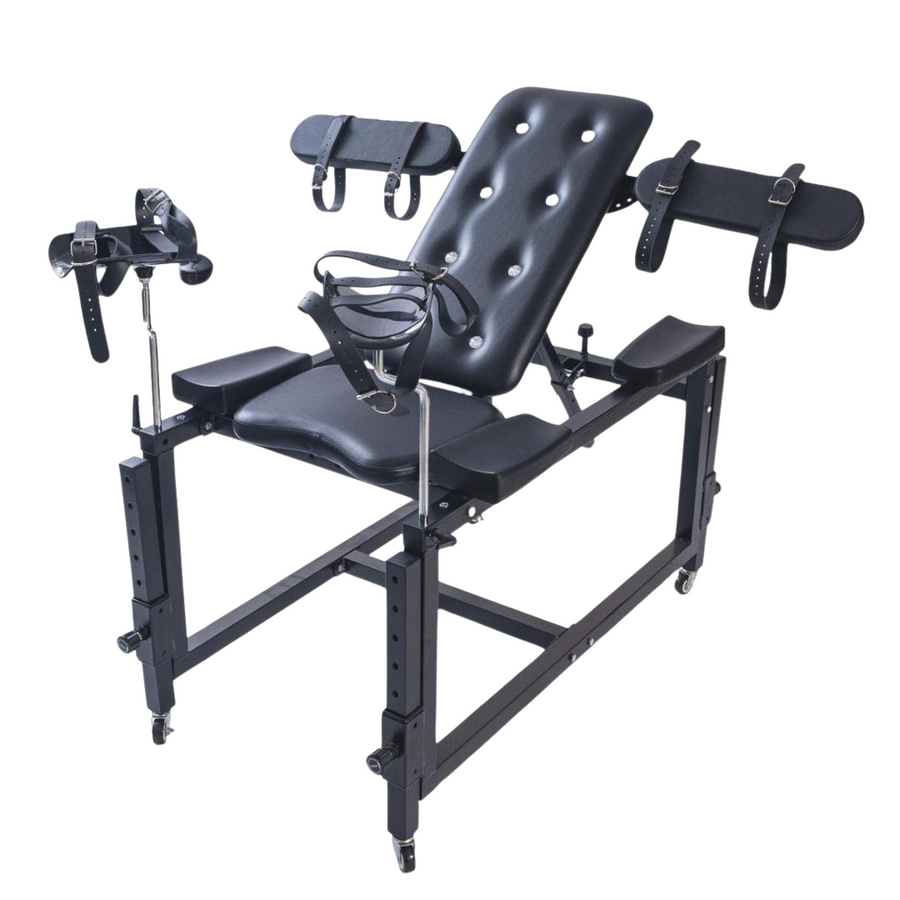 Roomsacred Gyno Chair Spanking Table Combo Fully Adjustable BDSM Sex Room Furniture
