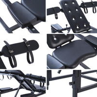 Thumbnail for Roomsacred Gyno Chair Spanking Table Combo Fully Adjustable BDSM Sex Room Furniture