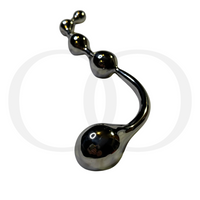 Thumbnail for The Sculpted Pleasure Wand Solid Stainless Steel Weighted G-Spot & P-Spot Stimulator